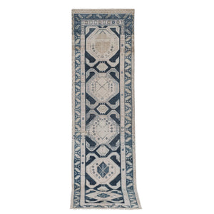 Vintage Turkish Karapinar Runner Rug 3'11'' x 12'10''