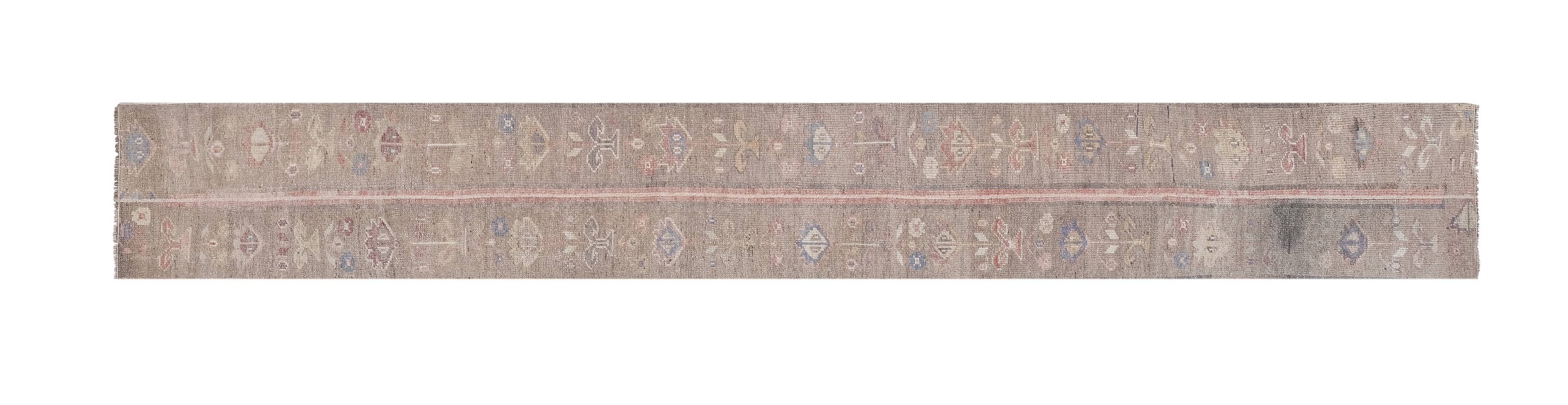 Vintage Oushak Runner 1'6'' x 10'11''