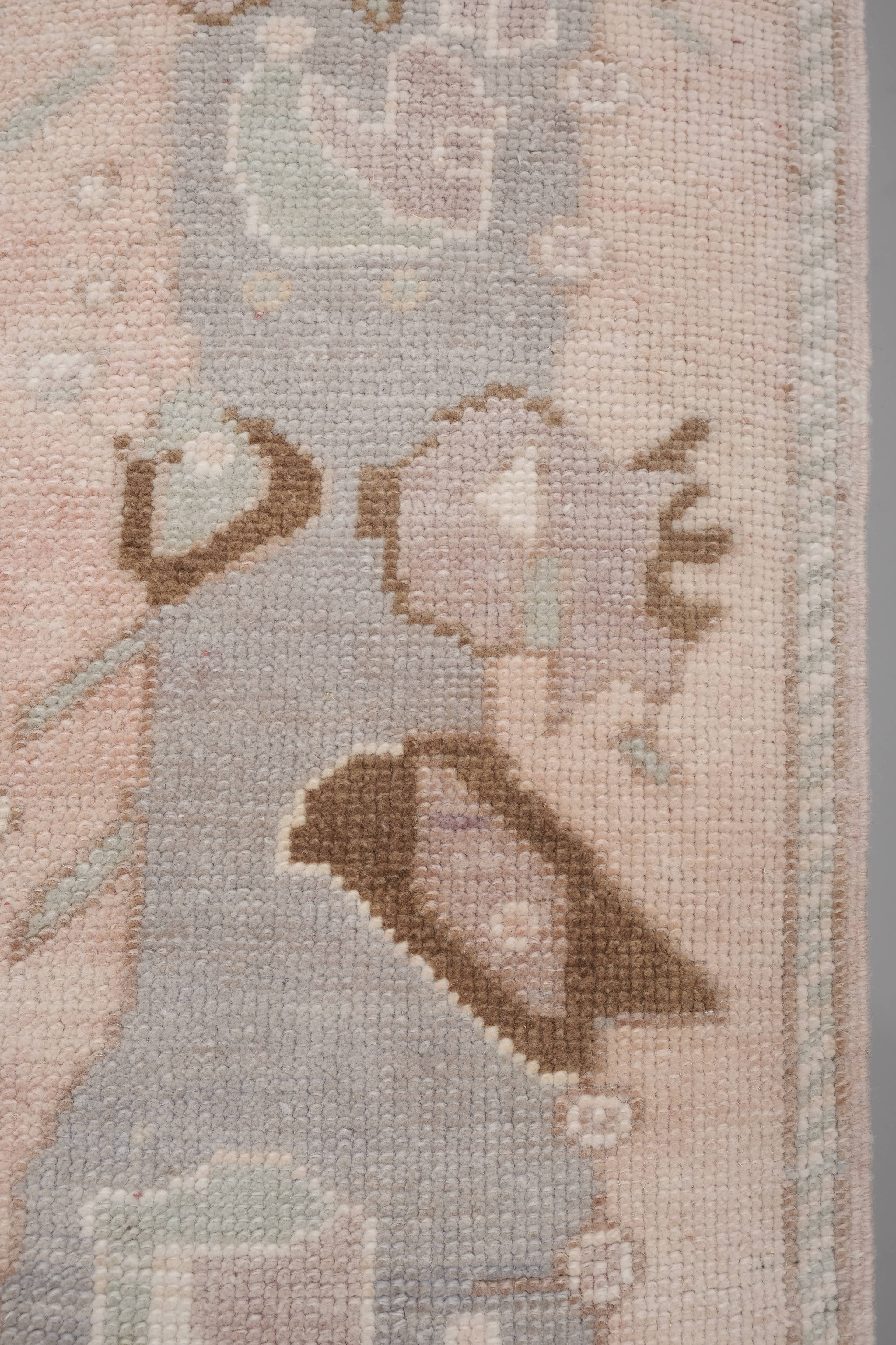Vintage Turkish Karapinar Rug 5'1'' x 8'4''