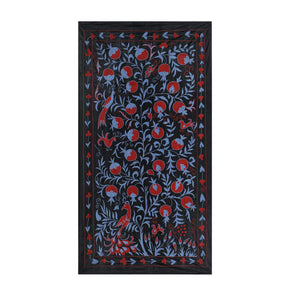 Silk Suzani Wall Hanging & Bedspread 3'4'' x 6'2''