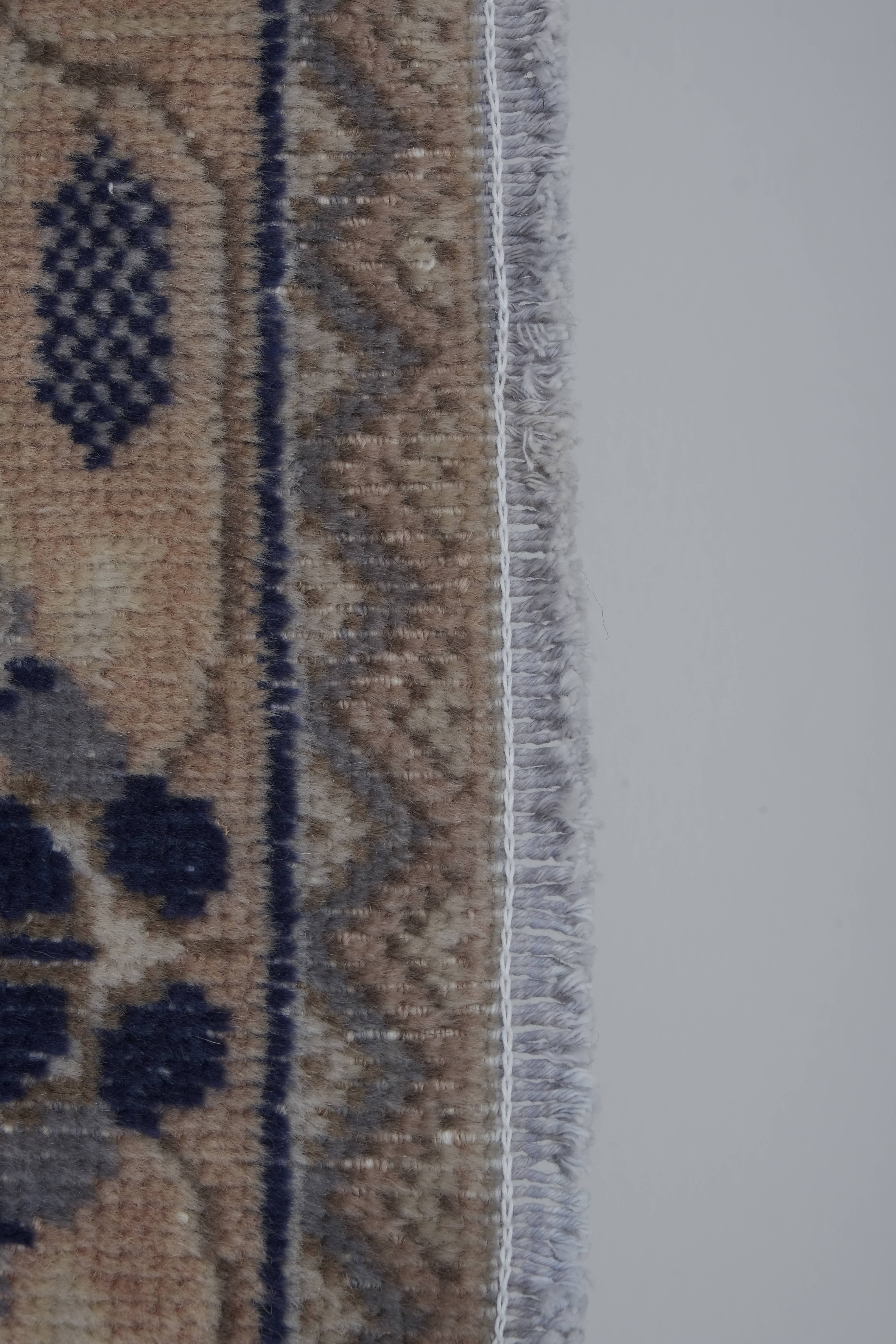Hand-Embroidered Vintage Textile 43'' x 57''