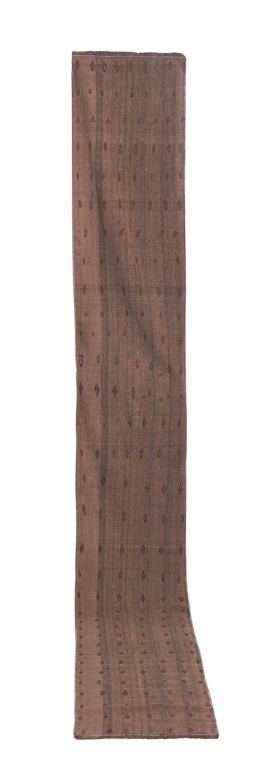 Vintage Turkish Kilim Runner 2'2'' x 16'4''