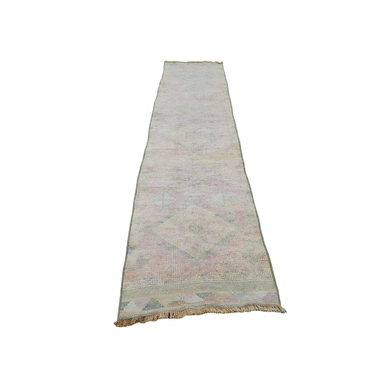 Vintage Turkish Herki Oushak Runner 2'6'' x 11'9''