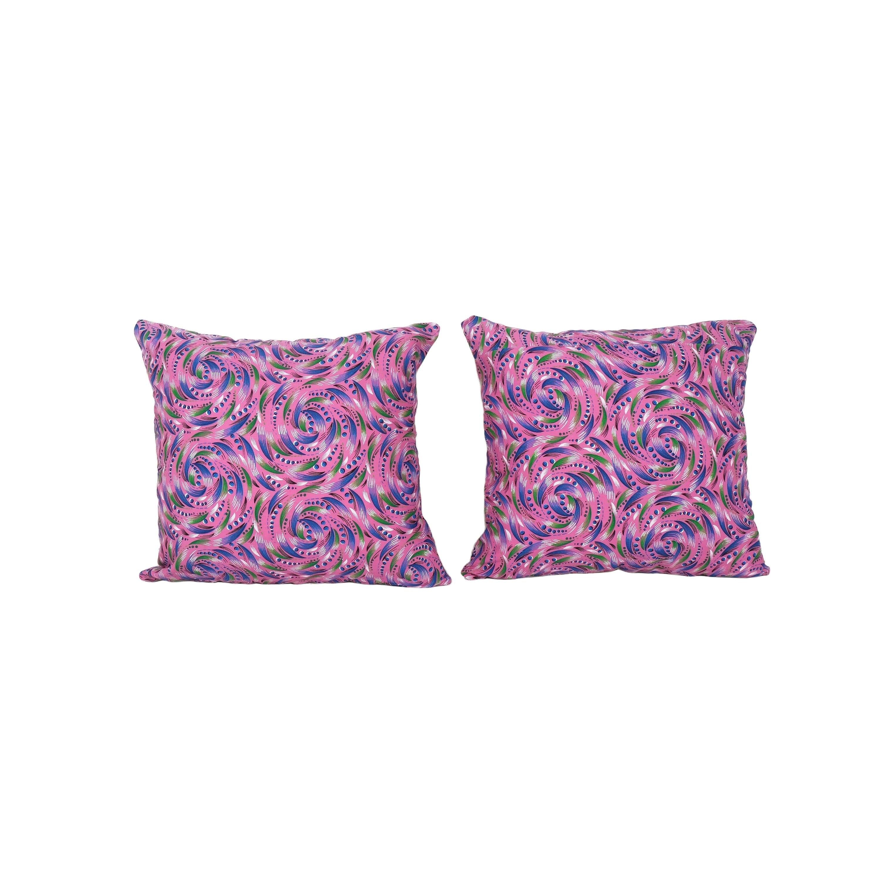 Uzbek Roller Printed Pillow Cover Set of 2 | 20'' x 20''