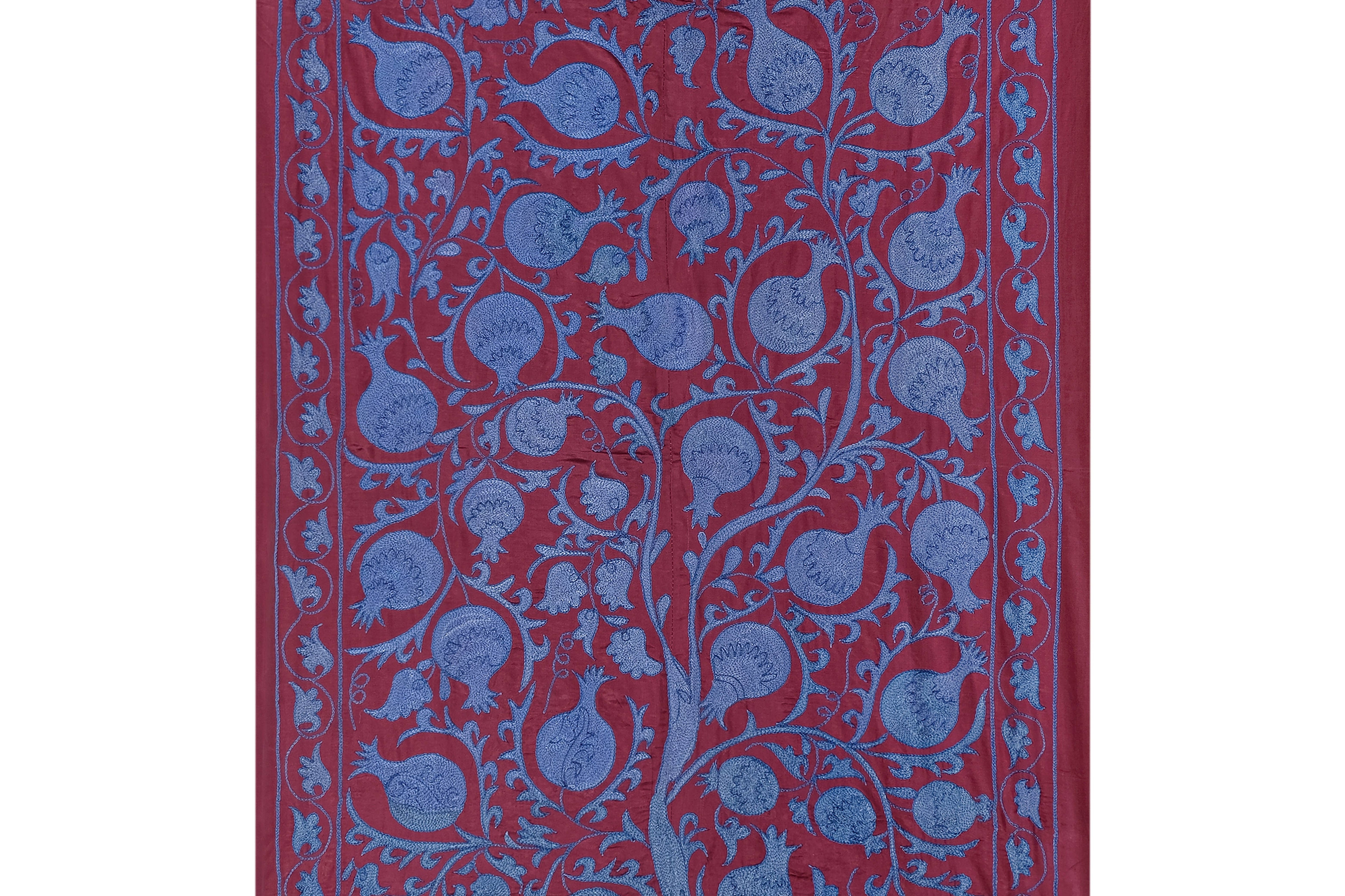 Silk Suzani Wall Hanging & Bedspread 3'1'' x 6'3''