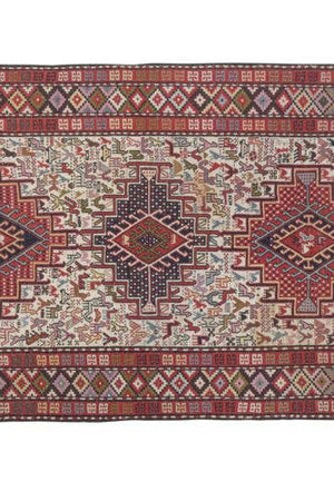 Vintage Turkish Soumac Rug 3'11'' x 6'3''