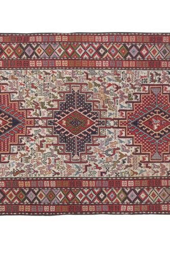 Vintage Turkish Soumac Rug 3'11'' x 6'3''