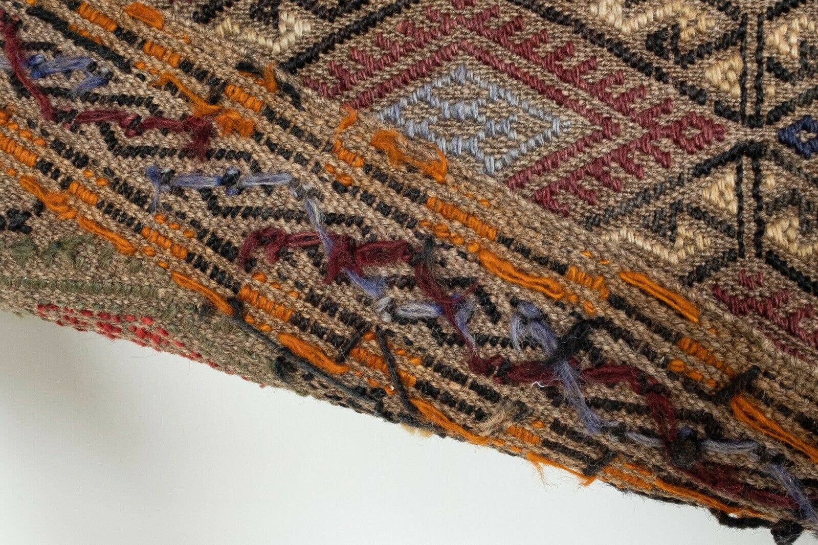 Vintage Turkish Kilim Runner 1'8'' x 13'9''