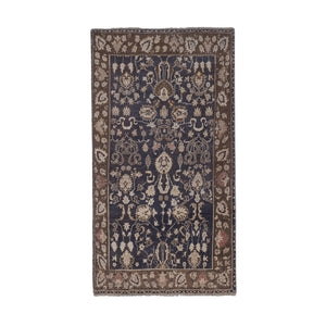Vintage Turkish Karapinar Rug 4'3'' x 7'2''