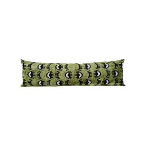 Silk Ikat Velvet Pillow Cover | 16'' x 51''