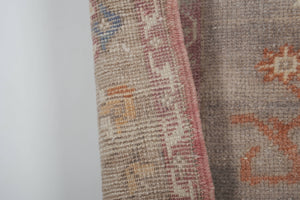 Vintage Turkish Karapinar Runner Rug 4'7'' x 8'3''