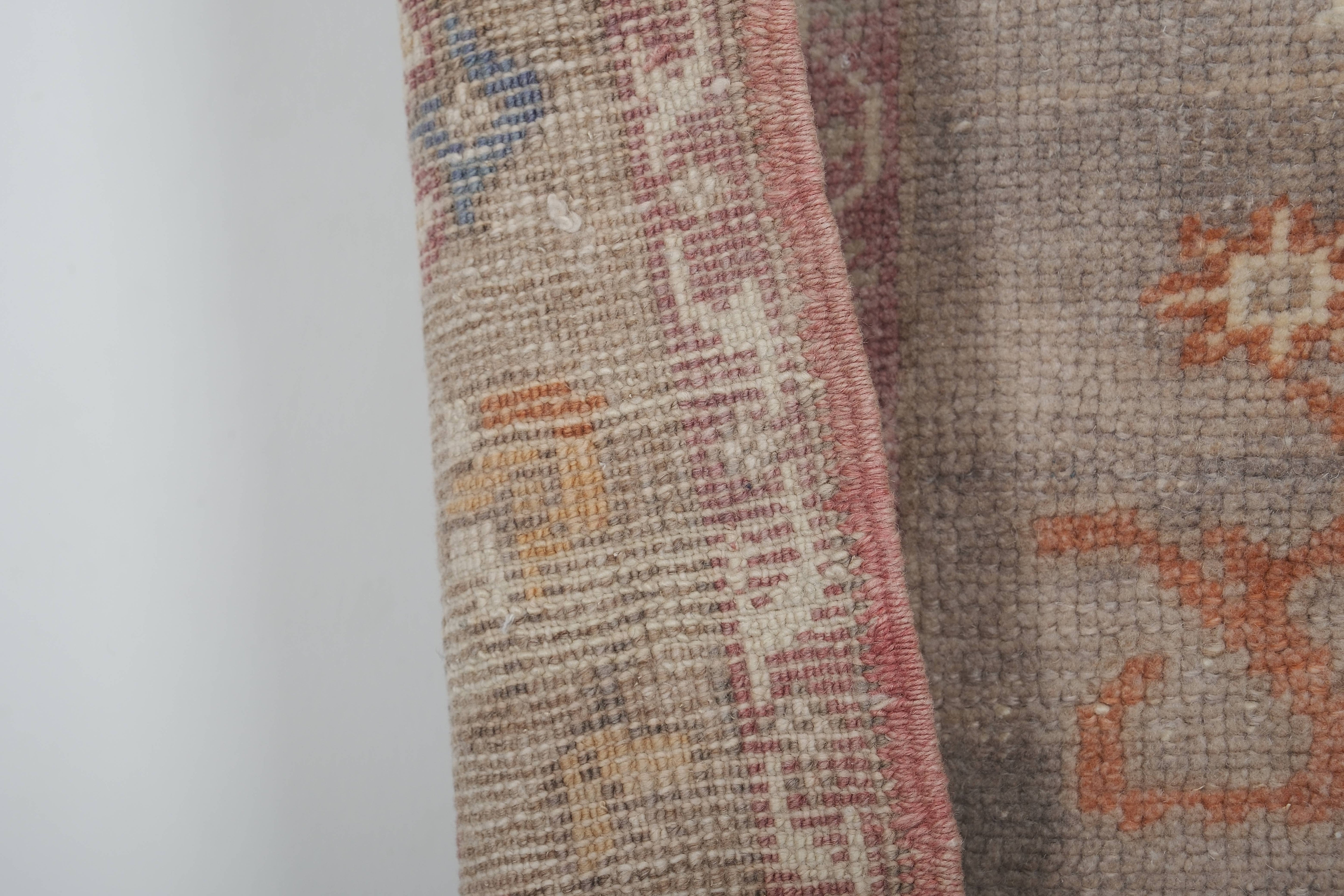 Vintage Turkish Karapinar Runner Rug 4'7'' x 8'3''