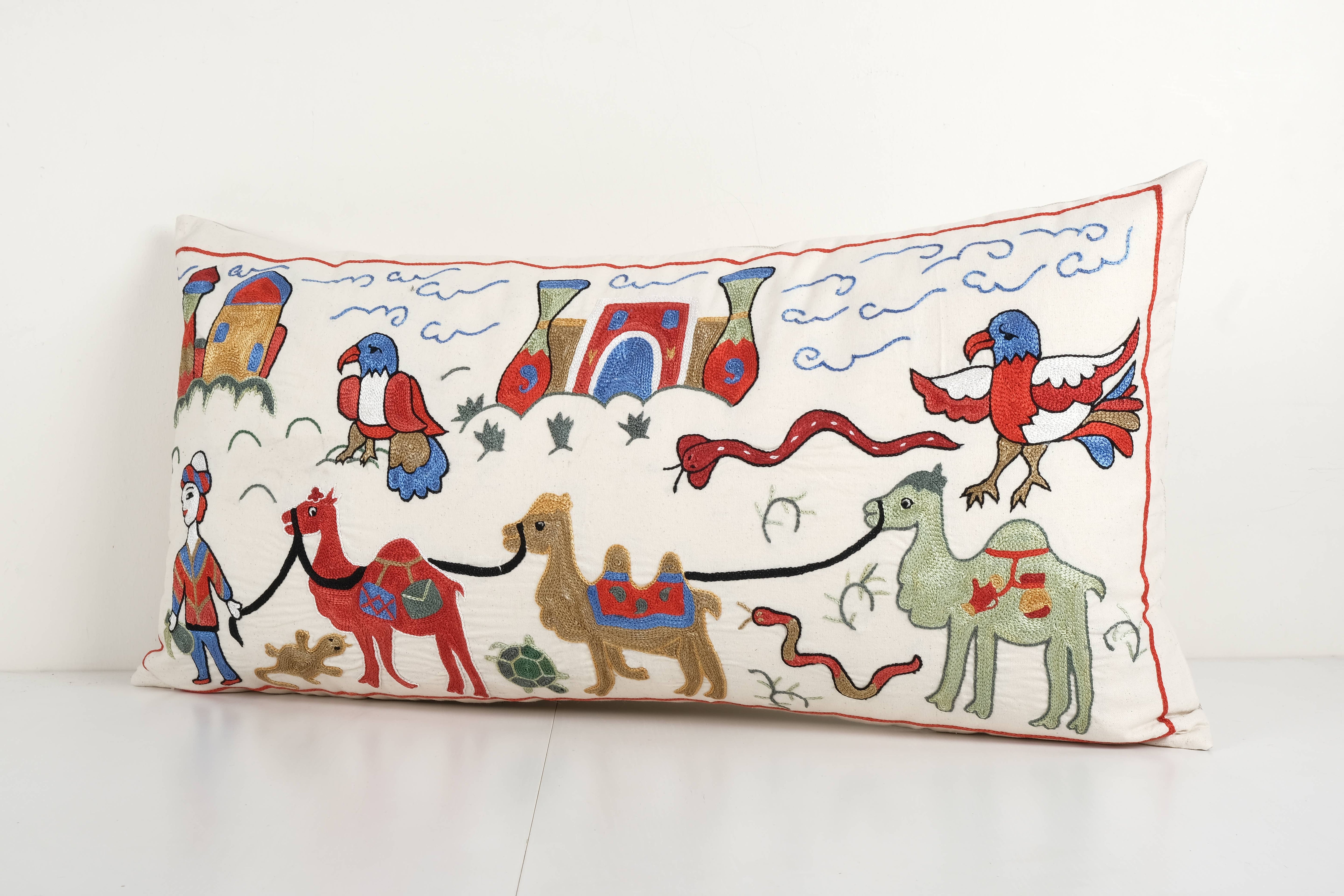 Suzani Bedding Pillow Cover | 18'' x 35''