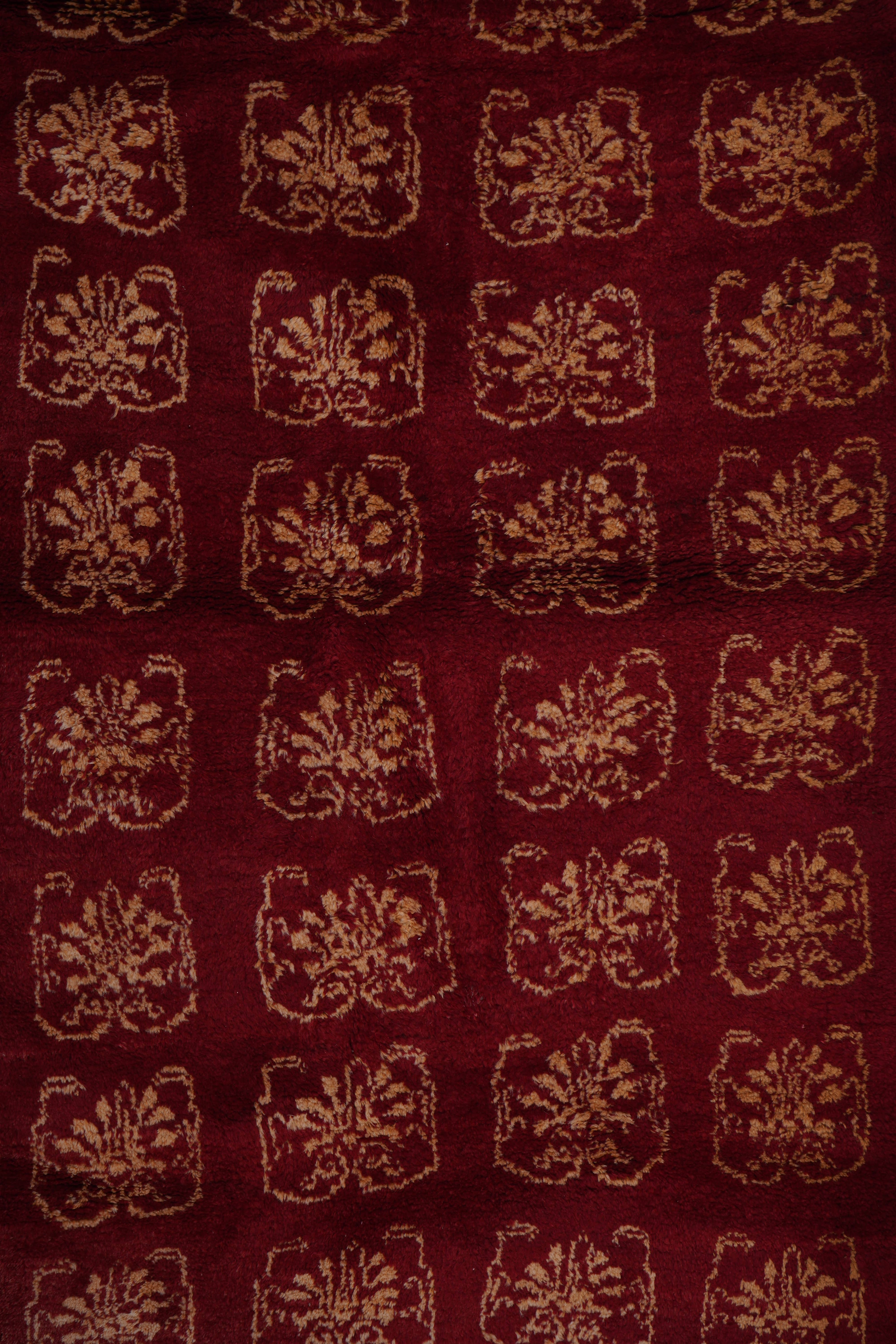 Vintage Turkish Tulu Rug 3'7'' x 7'7''