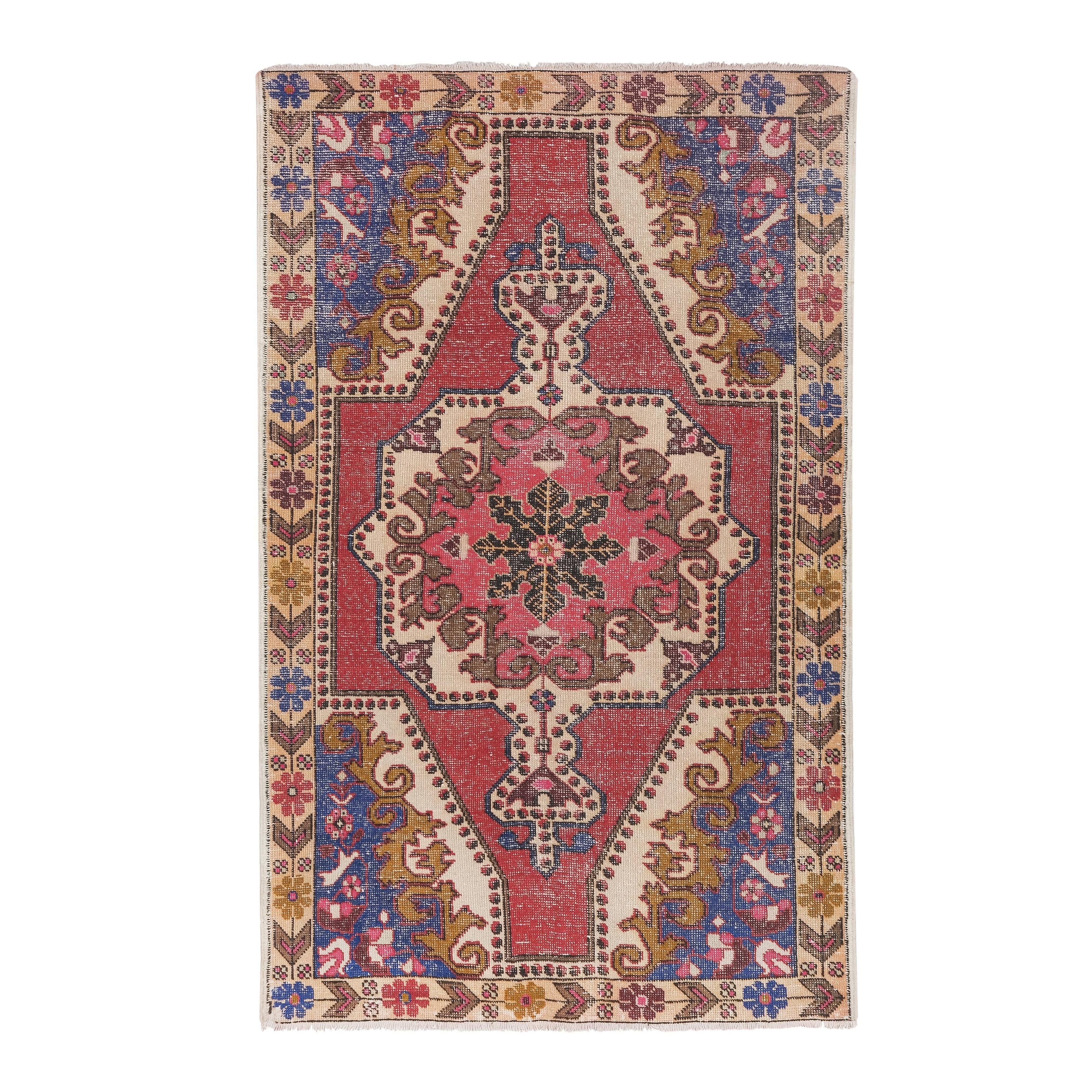 Vintage Turkish Rug 4'8'' x 7'1''