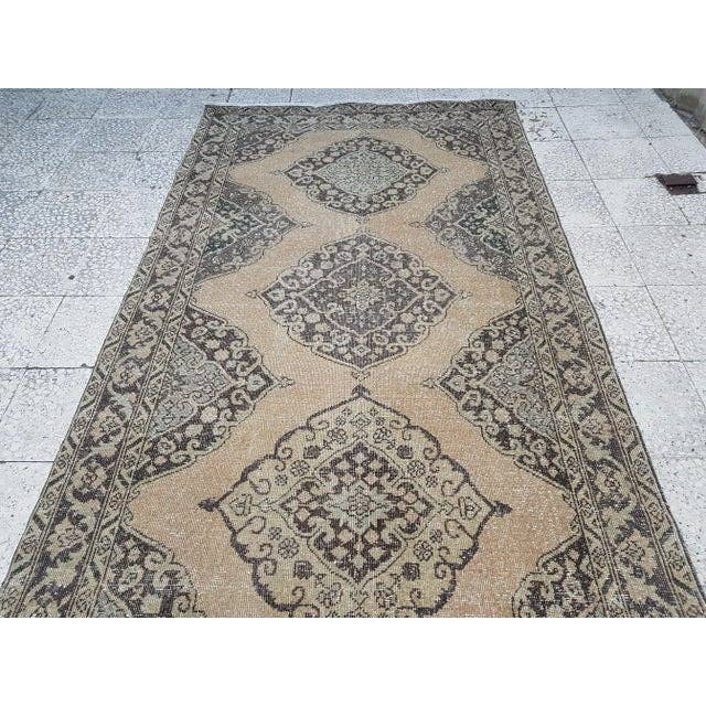 Vintage Oushak Runner 4'8'' x 12'10''