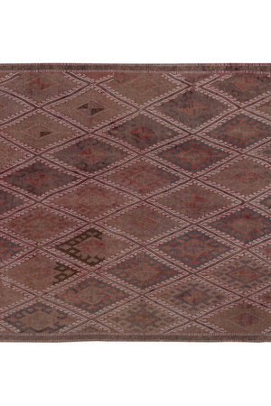 Vintage Turkish Kilim Rug 5'7'' x 7'5''