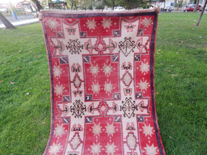 Vintage Turkish Anatolian Runner Rug 3'9'' x 8'2''