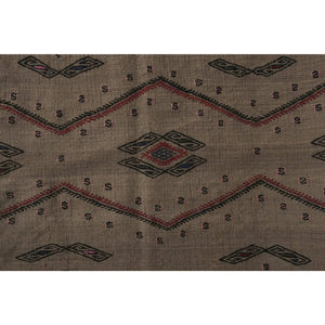 Vintage Turkish Kilim Runner 1'8'' x 12'3''