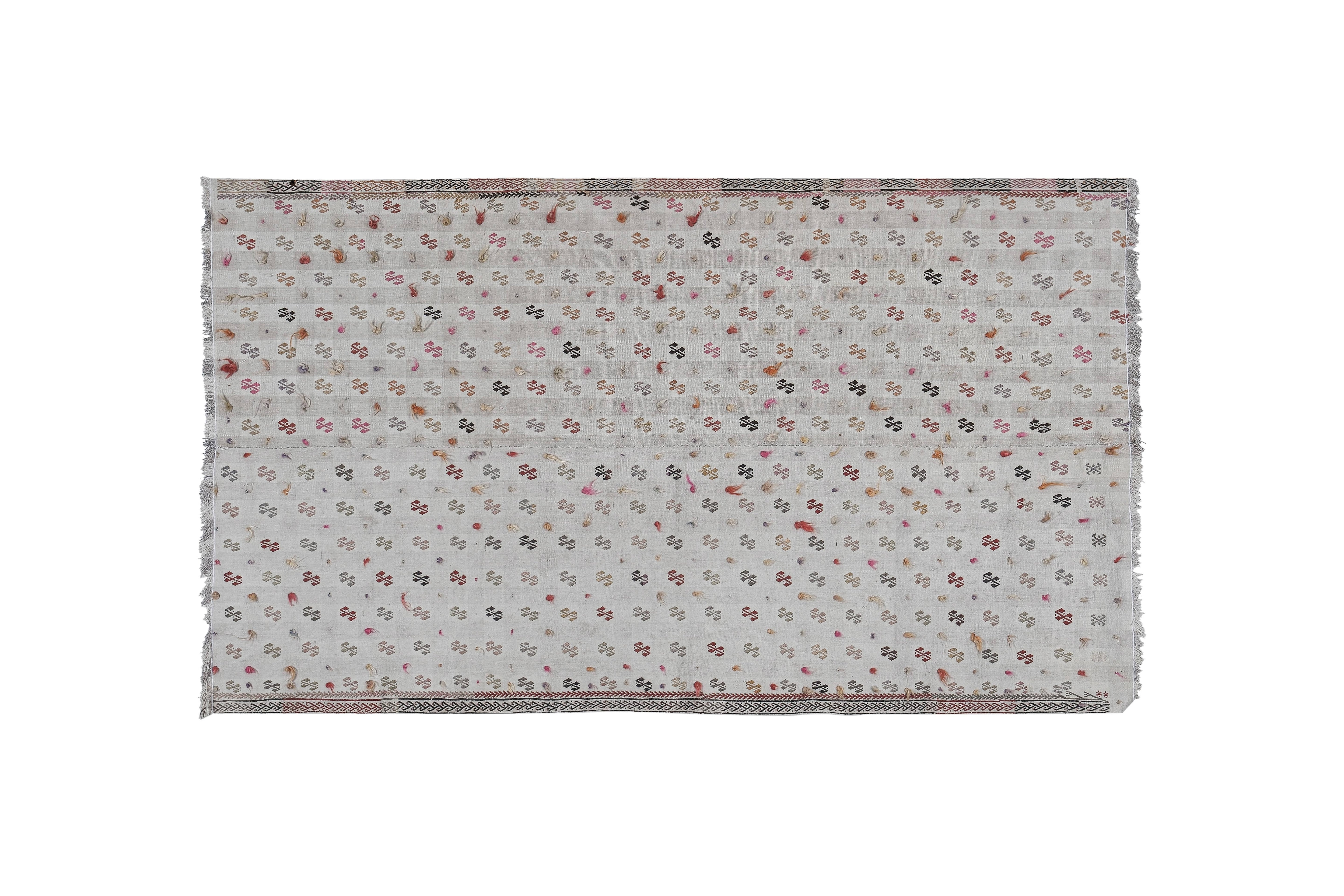 Vintage Turkish Kilim Rug 4'7'' x 8'5''