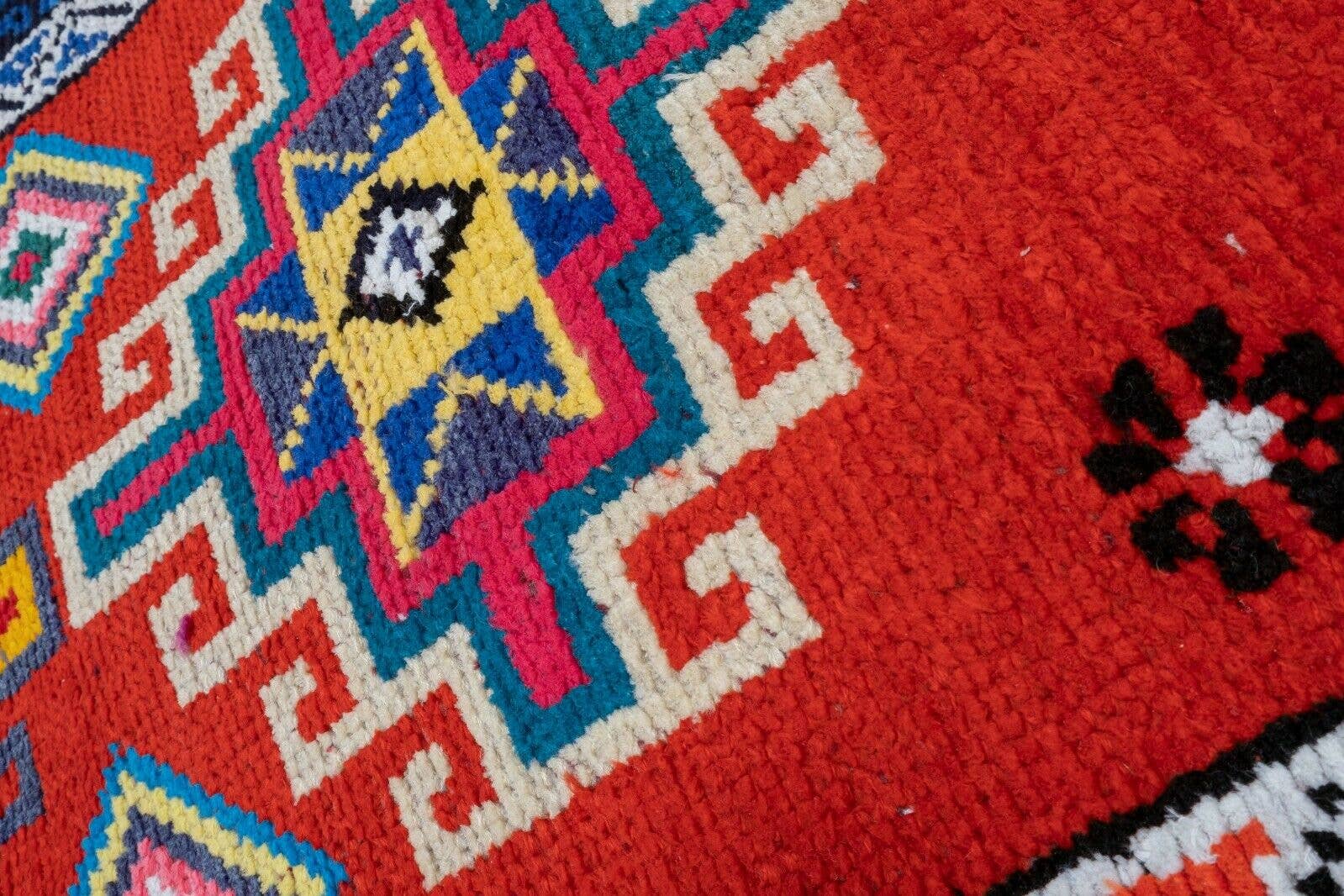 Vintage Herki Runner Rug 2'5'' x 12'1''