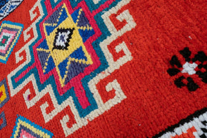 Vintage Herki Runner Rug 2'5'' x 12'1''