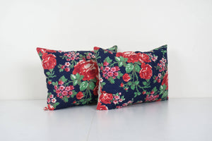 Uzbek Roller Printed Pillow Cover Set of 2 | 14'' x 24''