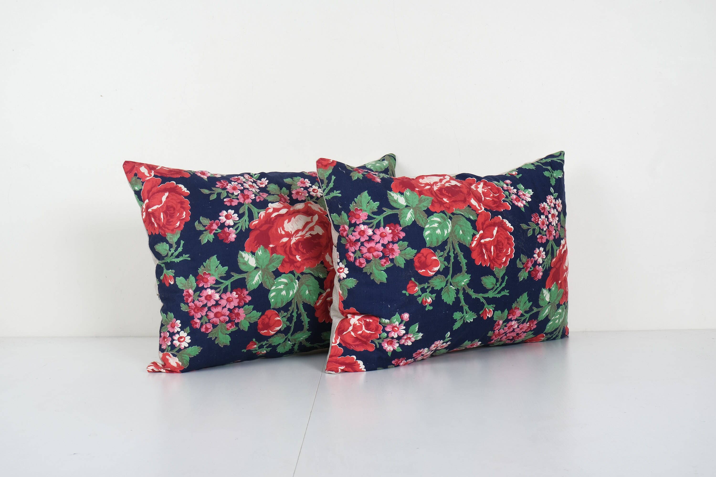 Uzbek Roller Printed Pillow Cover Set of 2 | 14'' x 24''