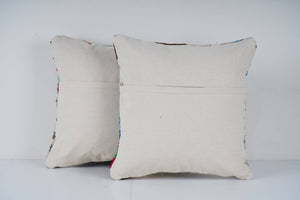 Kilim Patchwork Pillow Cover Set of 2 | 20'' x 20''