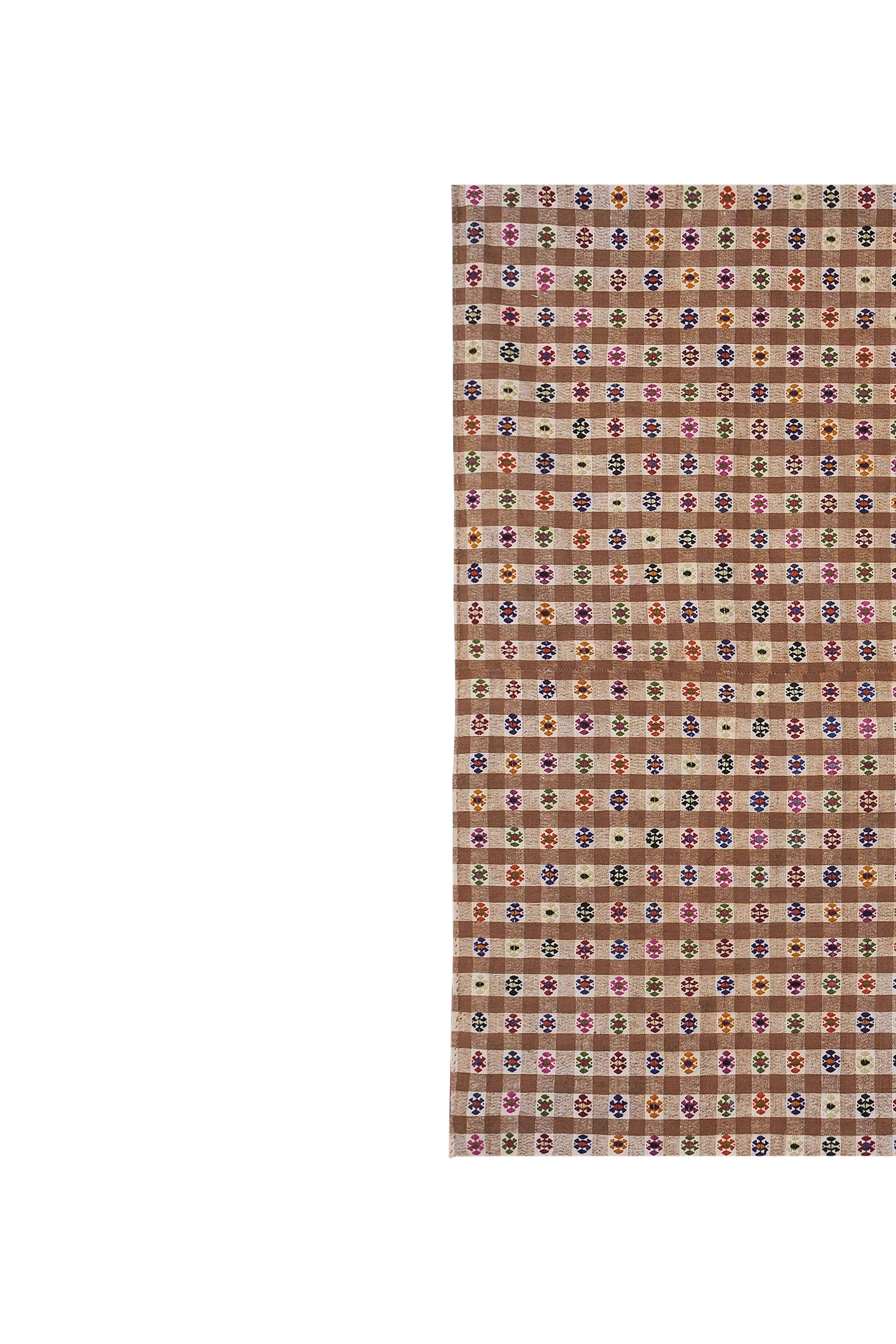 Vintage Turkish Kilim Rug 6'6'' x 8'1''