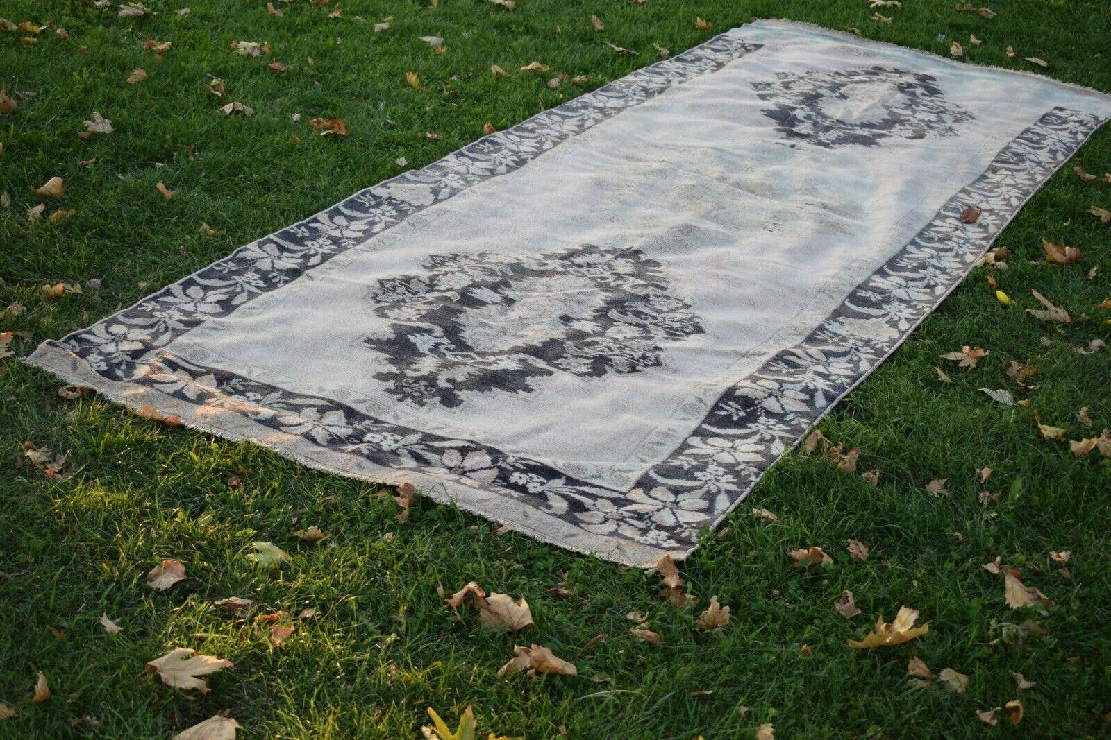 Vintage Oushak Rug 4'8'' x 13'3''