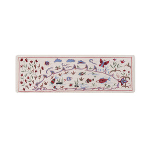 Fish Suzani Wall Hanging & Tablecloth | 20'' x 58''