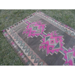 Vintage Turkish Kilim Runner 4'11'' x 10'10''