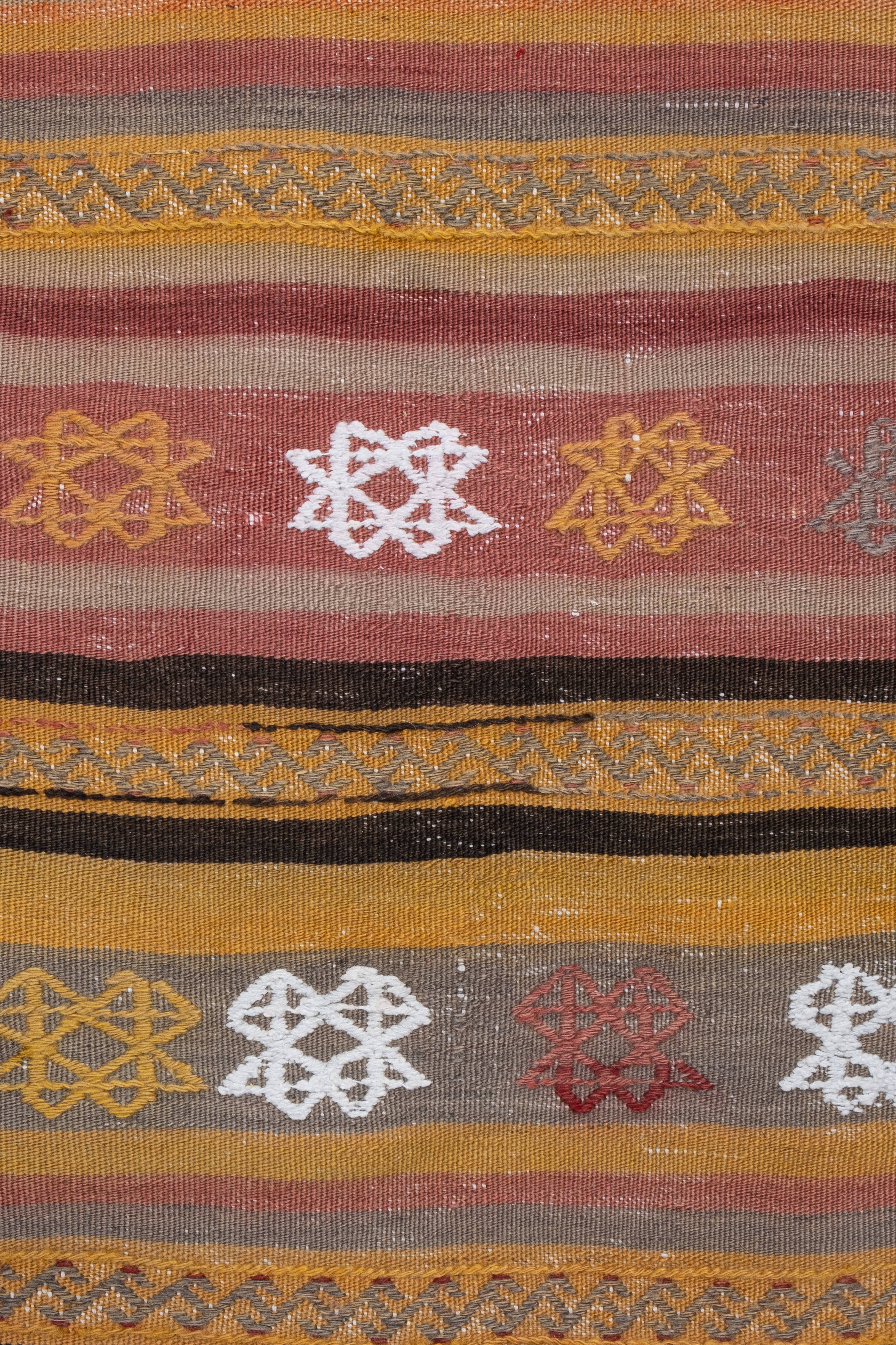 Vintage Turkish Kilim Runner 2'3'' x 8'10''