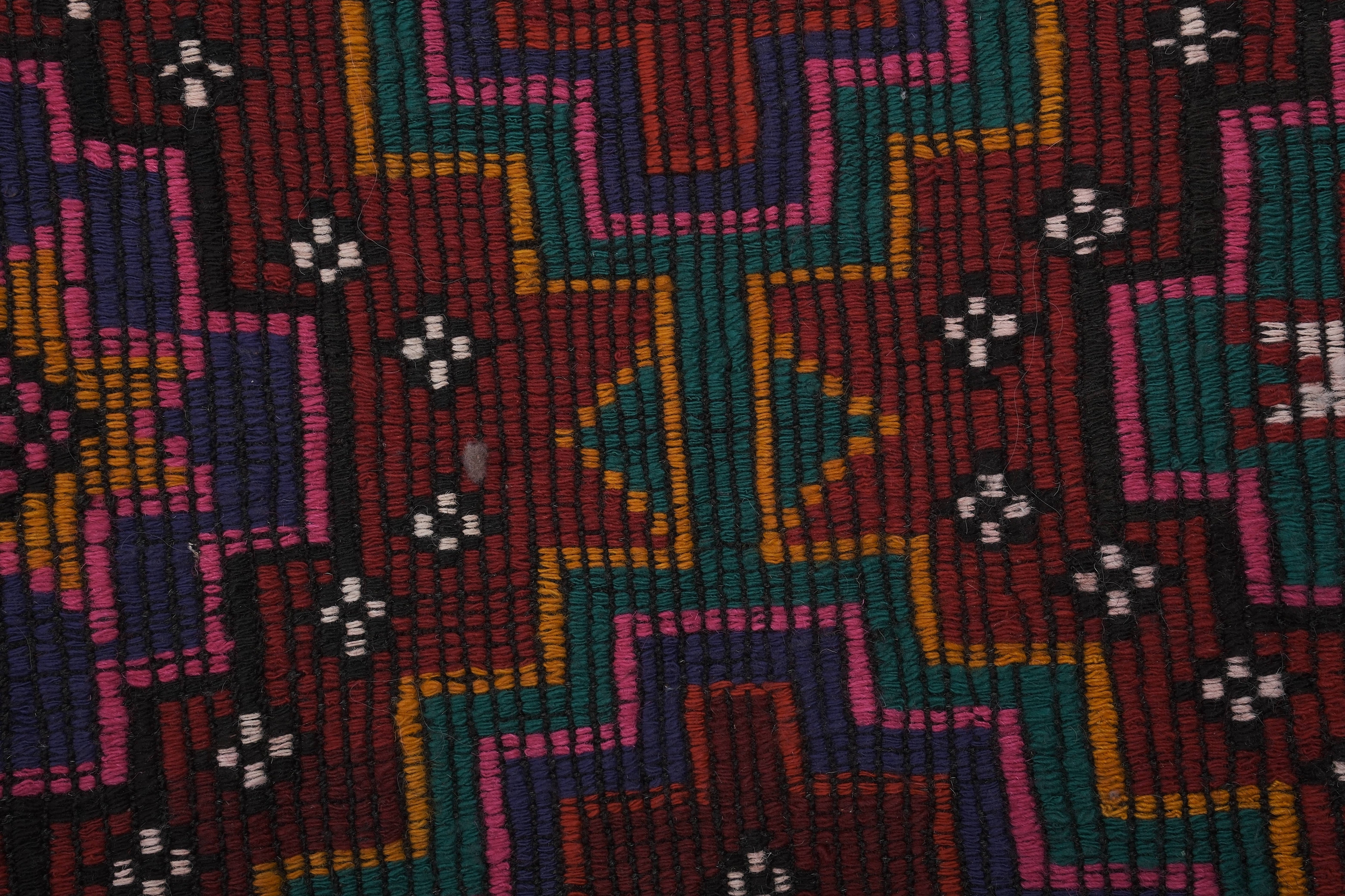 Vintage Turkish Kilim Rug 6'2'' x 9'7''