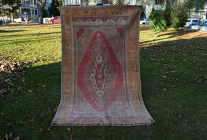 Vintage Turkish Konya Rug 4'9'' x 8'