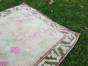 Vintage Herki Runner Rug 3' x 12'6''