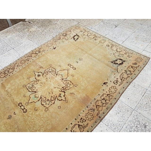 Vintage Turkish Karapinar Rug 4'4'' x 7'2''