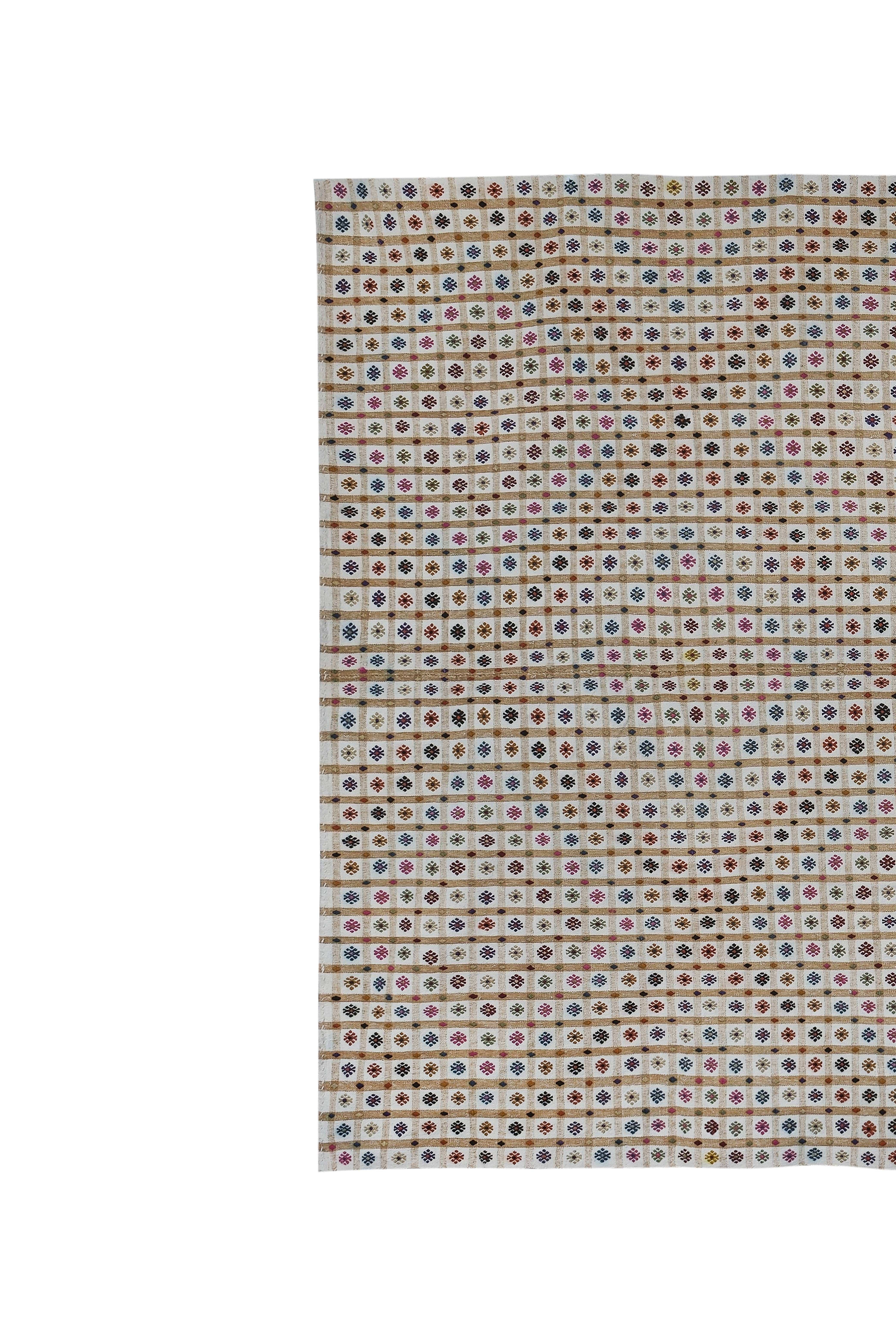 Vintage Kilim Rug 7'7'' x 10'