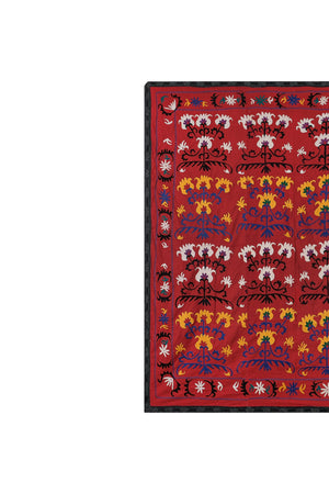 Suzani Wall Hanging & Bedspread | 7'3'' x 7'6''