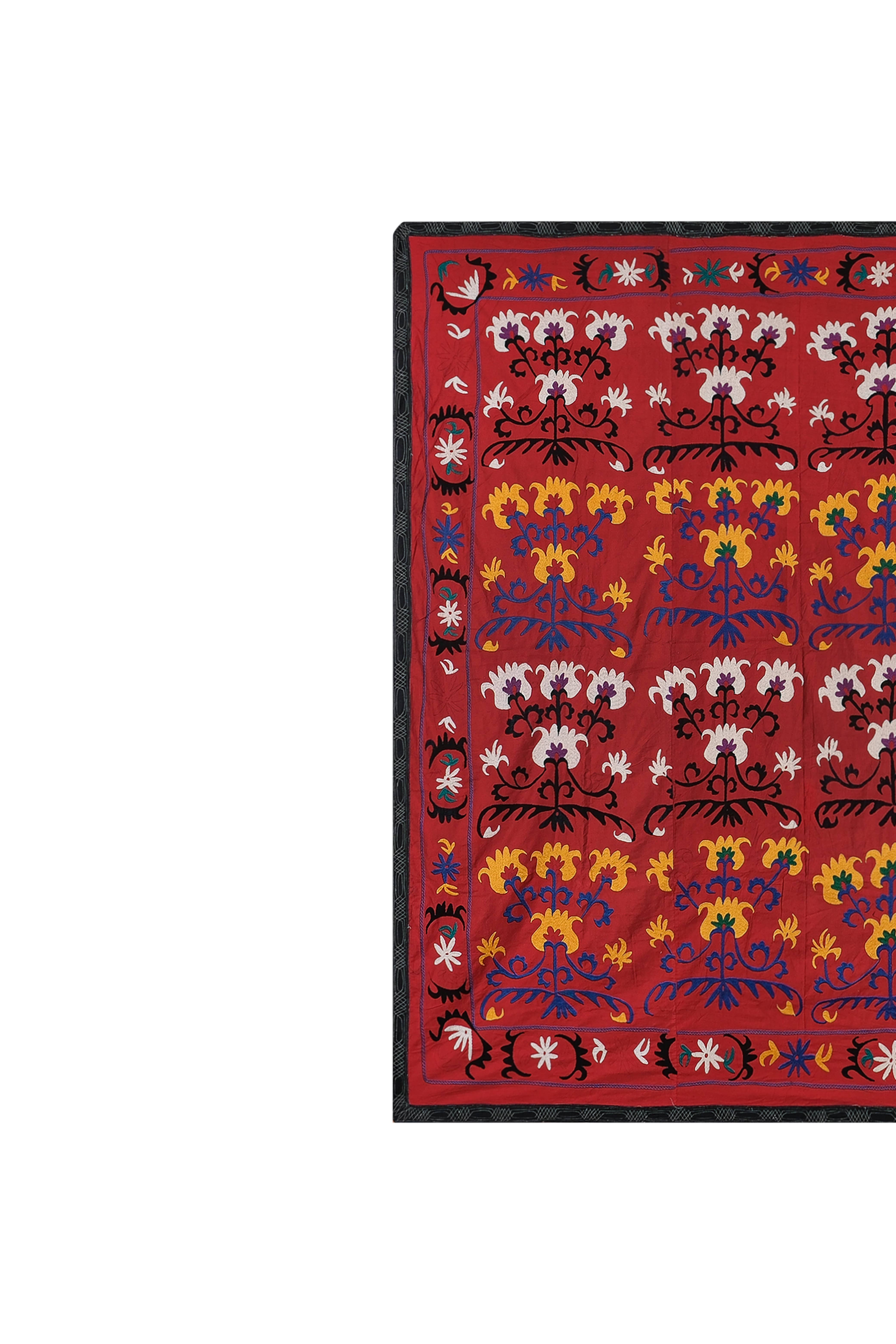 Suzani Wall Hanging & Bedspread | 7'3'' x 7'6''
