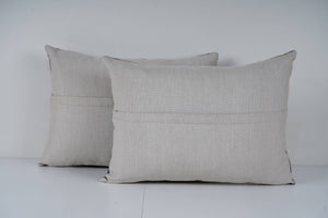 Uzbek Roller Printed Pillow Cover Set of 2 | 16'' x 22''