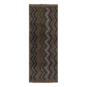 Vintage Turkish Tulu Rug 2'10'' x 7'
