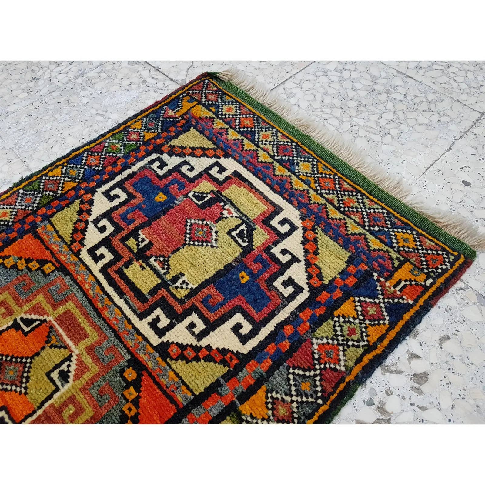 Vintage Yastik Rug 22'' x 39''