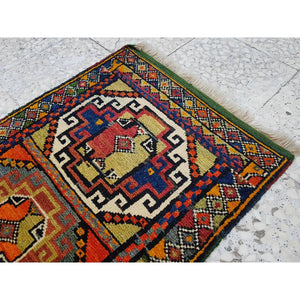 Vintage Yastik Rug 22'' x 39''