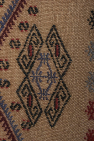 Vintage Turkish Kilim Runner 1'8'' x 14'11''