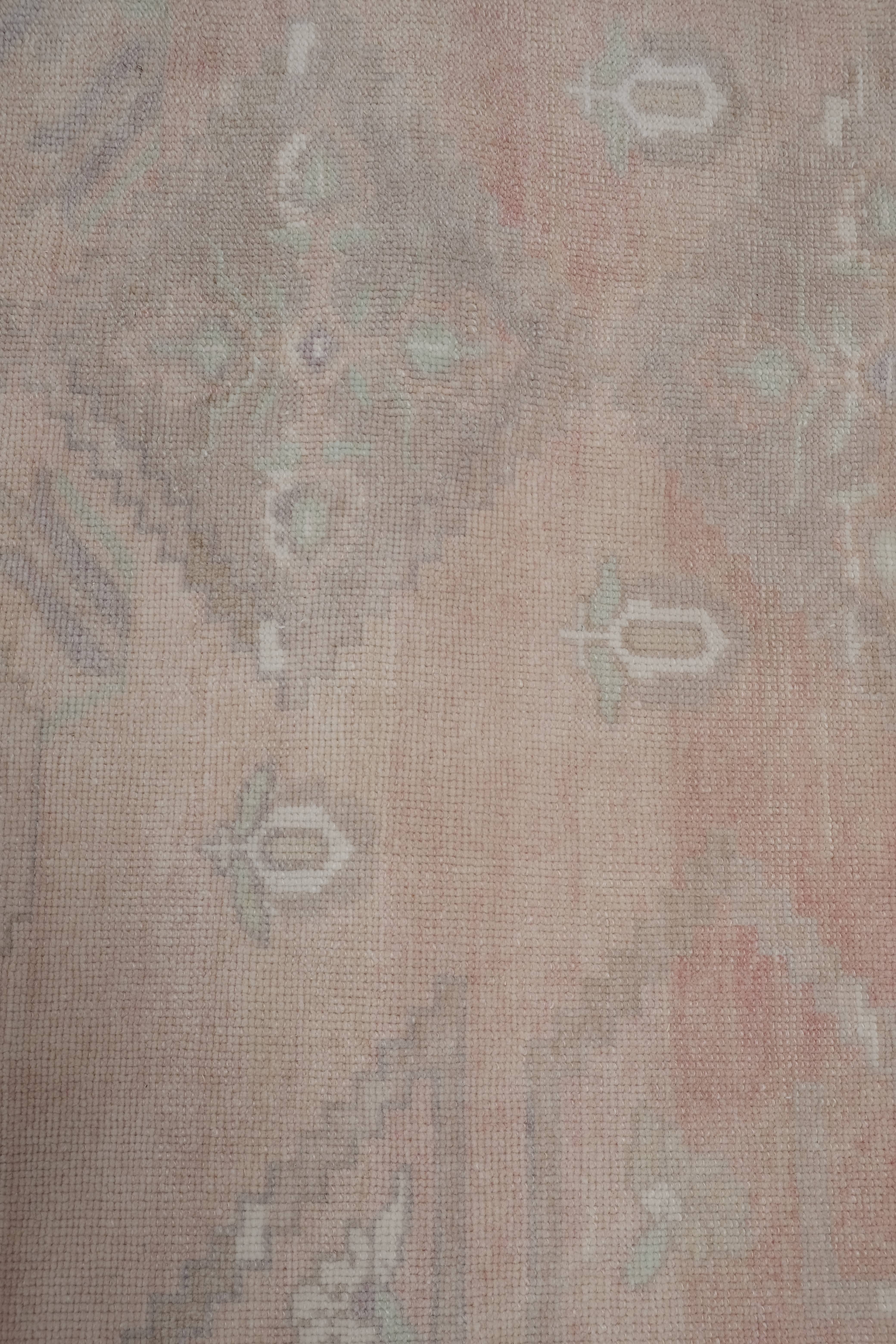 Vintage Turkish Karapinar Rug 4'10'' x 10'6''