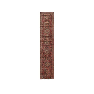 Vintage Caucasian Runner Rug 2'9'' x 12'7''
