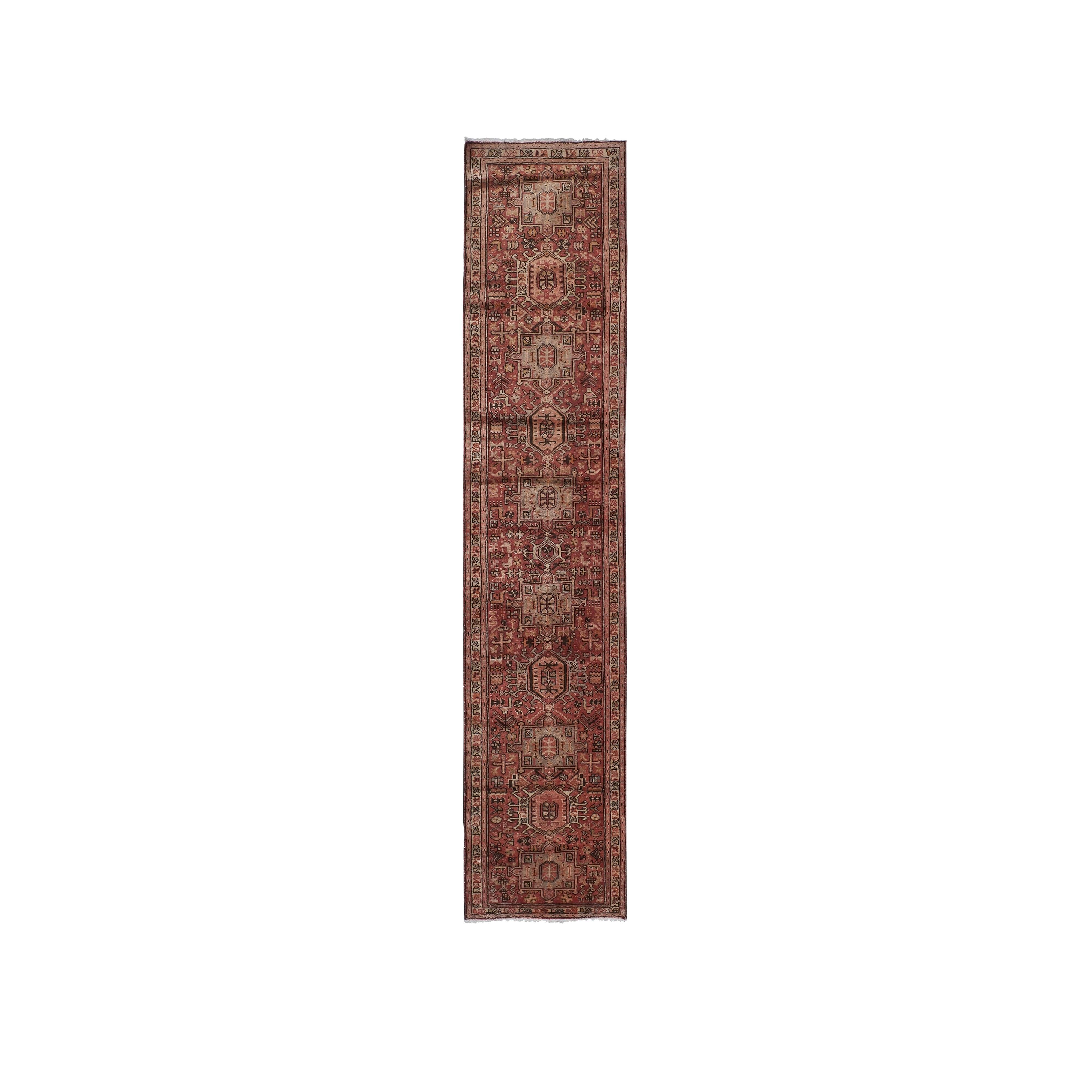 Vintage Caucasian Runner Rug 2'9'' x 12'7''