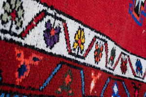 Vintage Herki Runner Rug 2'6'' x 12'4''